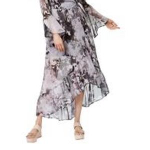 Bar 111 wrap around dress with ruffles